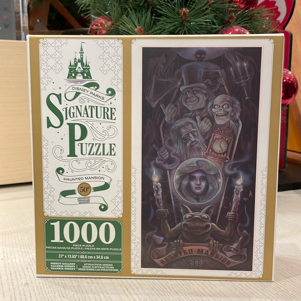 Disney Parks Haunted Mansion Madame Leota Hitchhiking Ghosts Signature Puzzle